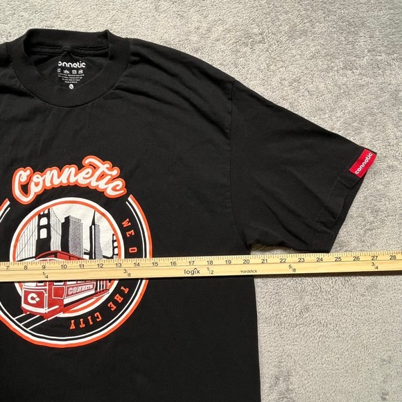 Connetic We Own The City T‎ Shirt Crewneck Black Mens Size Large SF - Picture 5 of 5